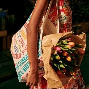 SÉZANE X FARM RIO large tote